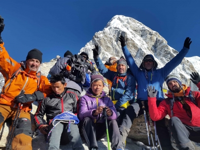 Everest Lac Gokyo Cholapass Island Peak